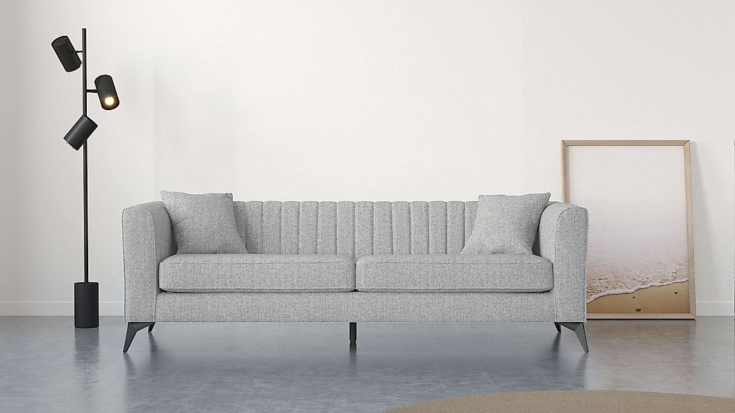 Home affaire 4-Sitzer "MATTHEW elegantes Designsofa, Maße B/T/H: 231/86/74 günstig online kaufen