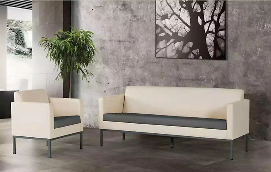 JVmoebel Sofa Büromöbel Komplettset Arbeitszimmer Sitzgruppe Sofagarnitur, günstig online kaufen