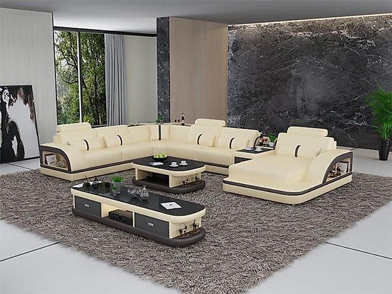 JVmoebel Ecksofa XXL Wohnlandschaft Polster Eckcouch Sofa Polster Sitz Ecke günstig online kaufen
