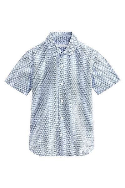 Next Kurzarmhemd Kurzarm-Hemd mit Geo-Print aus 100 % Baumwolle (1-tlg) günstig online kaufen