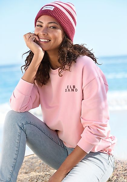 Elbsand Sweatshirt mit verstellbarem Gummizug am günstig online kaufen