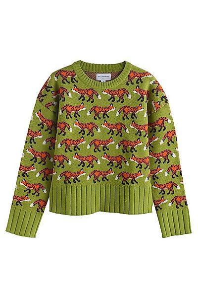 Next Rundhalspullover N. Premium Lambswool-Rundhalspullover, Kurzgröße (1-t günstig online kaufen