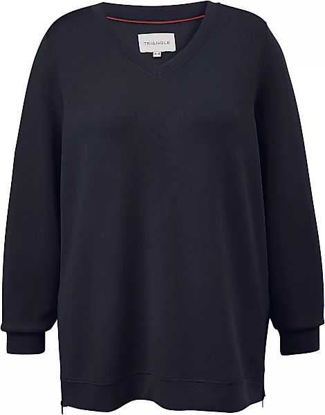 TRIANGLE Sweatshirt, mit Reißverschluss-Seitenschlitzen günstig online kaufen