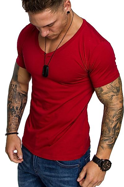 Amaci&Sons T-Shirt EUGENE Basic T-Shirt mit günstig online kaufen