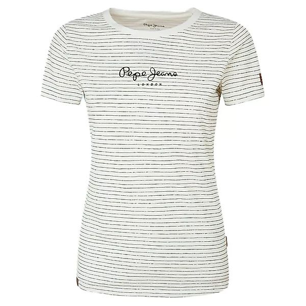 Pepe Jeans Mahsa Kurzärmeliges T-shirt S Off White günstig online kaufen