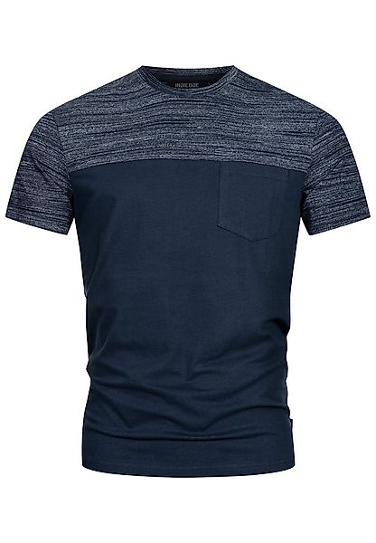 Indicode T-Shirt Herren INSprings Shirt Tee Herrenshirt mit dezenter Brustt günstig online kaufen
