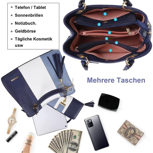 OKWISH Henkeltasche Umhängetasche Handtasche Tragetasche Aktentasche Tasche günstig online kaufen