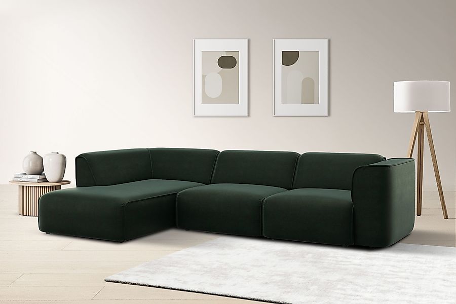 OTTO home Ecksofa "Merid L-Form, jederzeit durch Module erweiterbar, B/T/H: günstig online kaufen