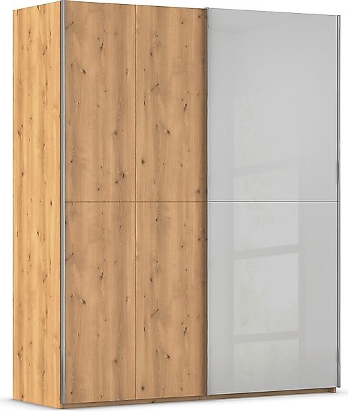 rauch Schwebetürenschrank "Scale-WOOD", edle geteilte Front in massiver Ast günstig online kaufen