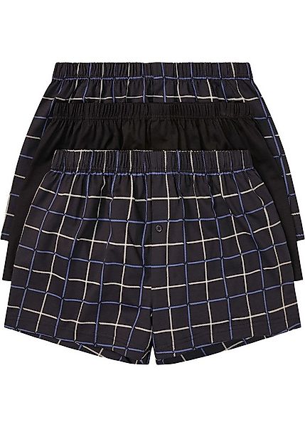 bonprix Boxer (Packung, 3-St) lockere Passform, Casual Stil, aus Baumwolle, günstig online kaufen