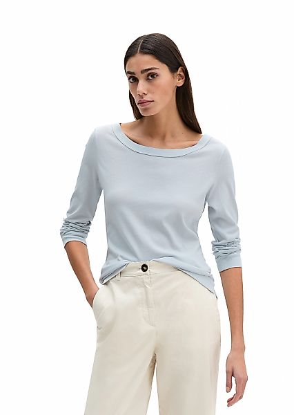 Marc OPolo Langarmshirt "aus weichem Baumwoll-Single-Jersey" günstig online kaufen