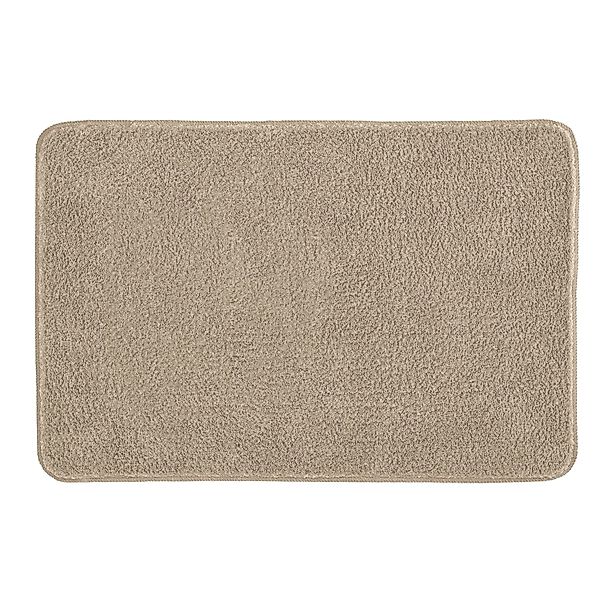 Kleine Wolke Badteppich Ricco 60 cm x 90 cm Taupe günstig online kaufen