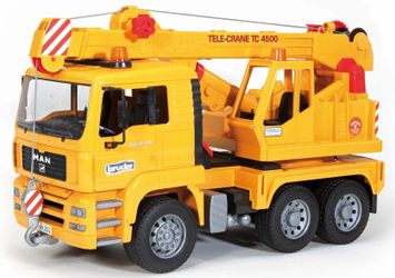 Bruder® Spielzeug-Kran Spielfahrzeug Baustelle Kran MAN günstig online kaufen