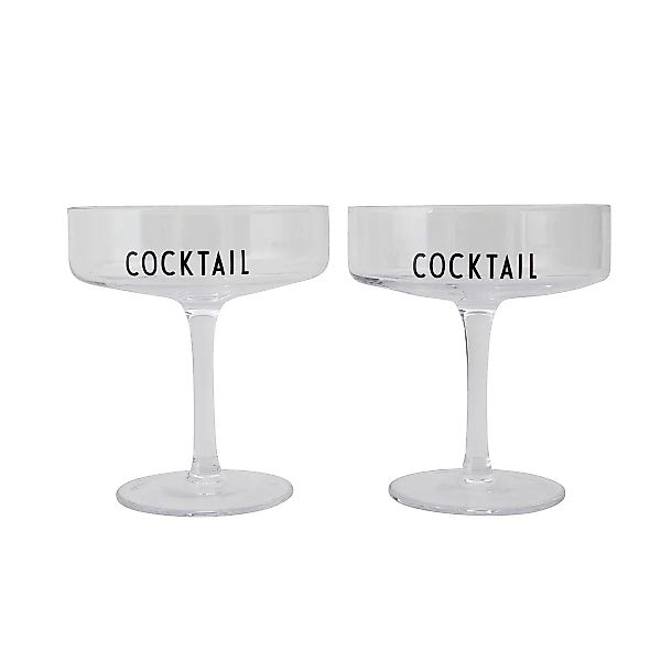 Design Letters Cocktailglas 2er Pack Klar günstig online kaufen