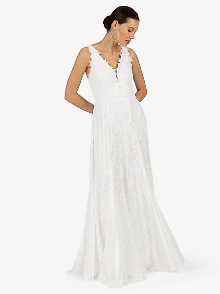 Kraimod Abendkleid mit einem Oberteil aus Mesh mit Spitze günstig online kaufen