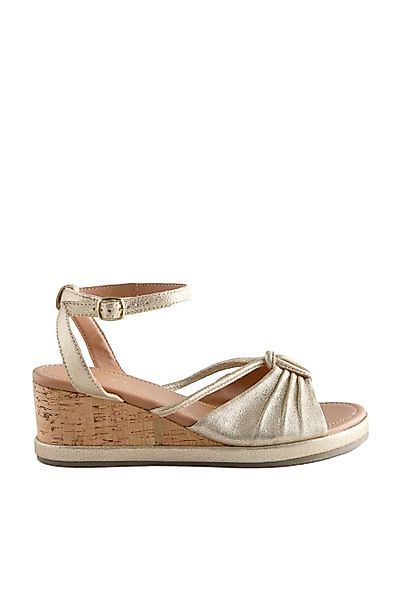 Next Forever Comfort® Lederballerinas, Kork-Keilabsatz Sandale günstig online kaufen