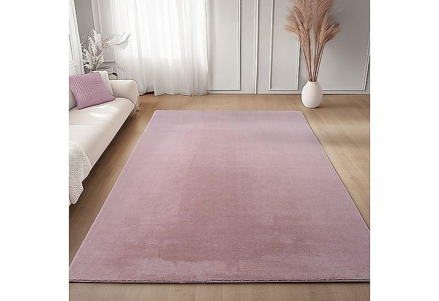 Carpettex Veloursteppich Unicolor - Einfarbig, Läufer, Höhe: 11 mm, Perfekt günstig online kaufen