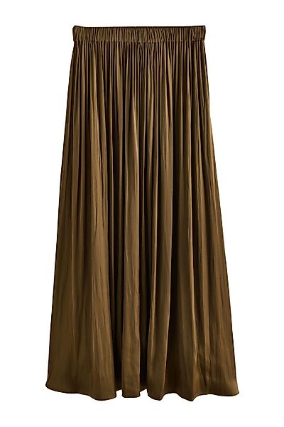 Next Maxirock Plissierter Maxirock aus Satin günstig online kaufen