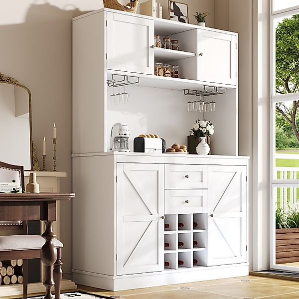 TavilaEcon Küchenbuffet Hochschrank Küchenbuffet, Küchenschrank mit günstig online kaufen