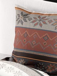 JACK Bettwäsche 135x200cm Strickmuster Braun Gelb günstig online kaufen