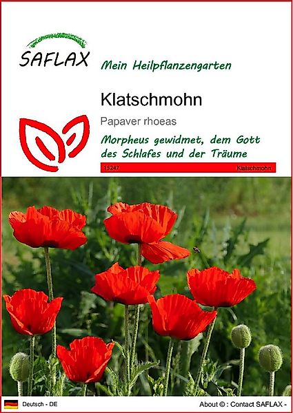 SAFLAX Blumensamen SAFLAX - Samen - Klatschmohn günstig online kaufen