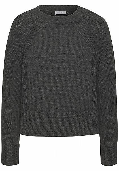 LASCANA Strickpullover, mit Grobstrick-Details, Damen Pullover mit Rundhals günstig online kaufen