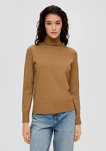 s.Oliver Strickpullover Feinstrickpullover mit Rollkragen günstig online kaufen