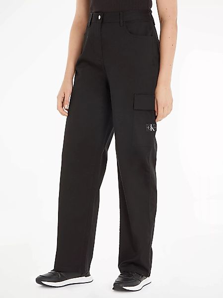 Calvin Klein Jeans Stretch-Hose "STRETCH TWILL HIGH RISE STRAIGHT" günstig online kaufen