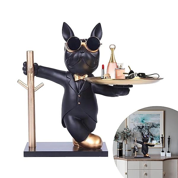 ZEUOPQ Tierfigur Bulldogge Skulptur Deko Französische günstig online kaufen