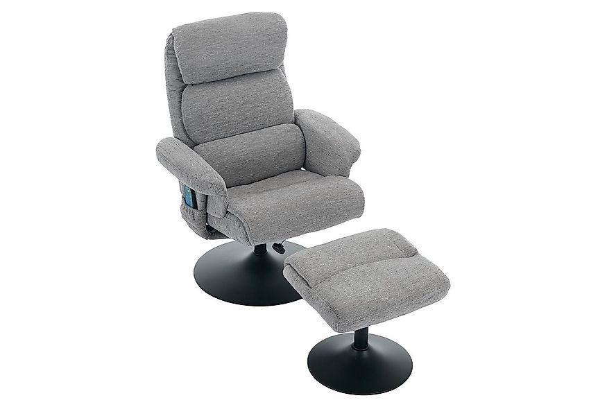 i@home Relaxsessel Relaxsessel mit Massage, Heizfunktion & Hocker, 360° dre günstig online kaufen