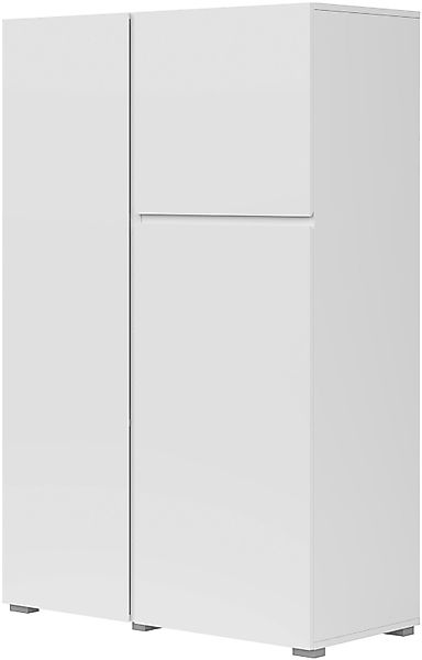 INOSIGN Highboard "Asymetric, Breite 92 cm, moderne grifflose Hochkommode m günstig online kaufen