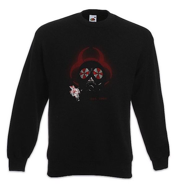 Urban Backwoods Sweatshirt Gas Mask Biohazard Umbrella Sweatshirt Resident günstig online kaufen