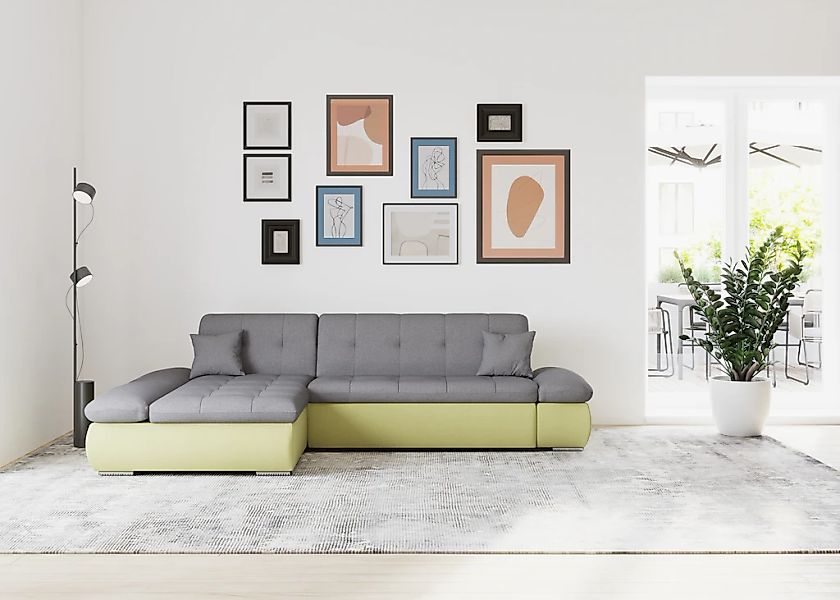 DOMO collection Ecksofa "Moric, L-Form, XXL-Sofa - Breite 300cm", wahlweise günstig online kaufen