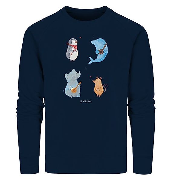 Mr. & Mrs. Panda Longpullover Big Band Größe XL - French Navy - Geschenk, P günstig online kaufen