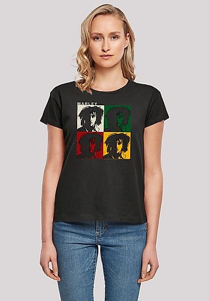 F4NT4STIC T-Shirt Bob Marley Colour Blocks Two Sleeves Reggae Music Premium günstig online kaufen