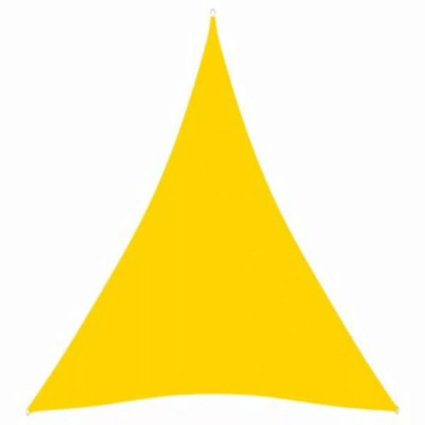 vidaXL Sonnensegel Oxford-Gewebe Dreieckig 5x6x6 m Gelb Sonnensegel gelb günstig online kaufen