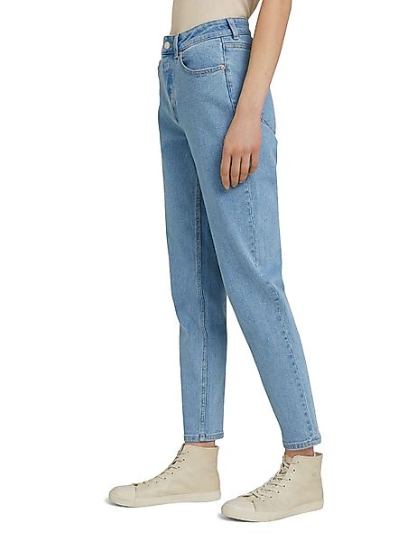 Tom Tailor Denim Damen Jeans MOM - Relaxed Fit - Blau - Clean Light Stone B günstig online kaufen