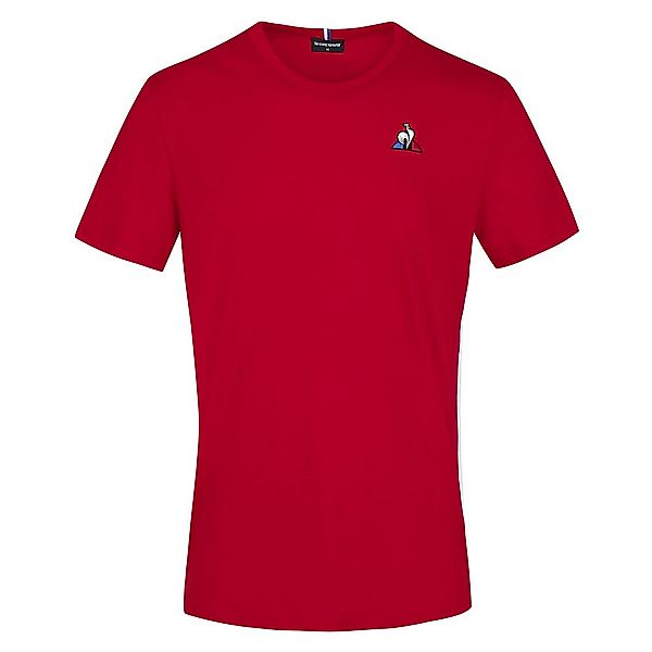 Le Coq Sportif Tri N2 Kurzärmeliges T-shirt S Pure Red günstig online kaufen