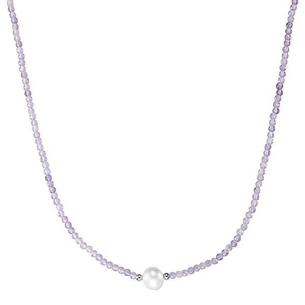 Smart Jewel Collier mit Stein-Kugeln + günstig online kaufen