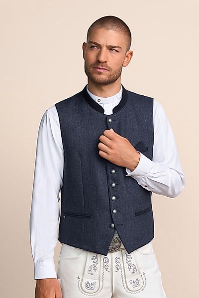 KRÜGER BUAM Trachtenweste Fischgratweste günstig online kaufen