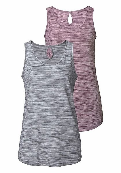 Beachtime Tanktop mit Struktureffekt (2er-Pack) aus pflegeleichter Qualität günstig online kaufen