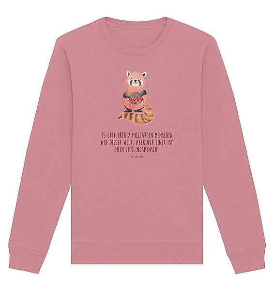 Mr. & Mrs. Panda Longpullover Roter Panda Größe L - Canyon Pink - Geschenk, günstig online kaufen
