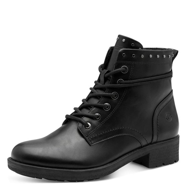 Tamaris Schnürstiefelette, Blockabsatz, Schnürboots mit Nieten günstig online kaufen