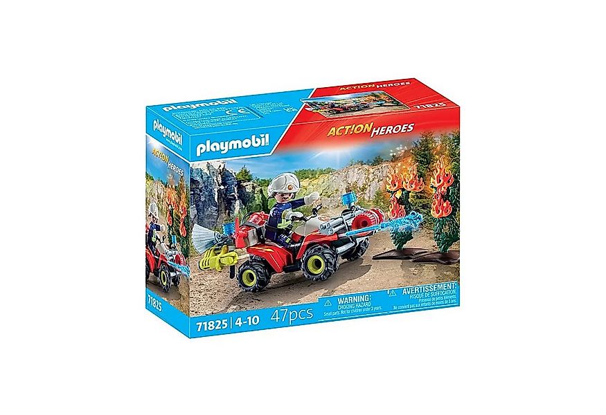 Playmobil® 71825 Feuerwehr Quad löscht Heckenbrand Konstruktions-Spielset günstig online kaufen