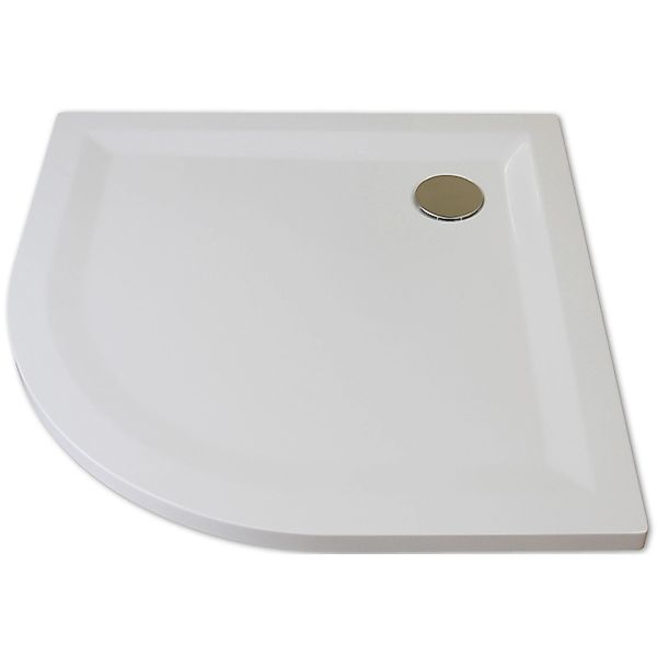 Breuer Duschwanne Extraflach Flat Line Design Viertelkreis 100 cm x 100 cm günstig online kaufen