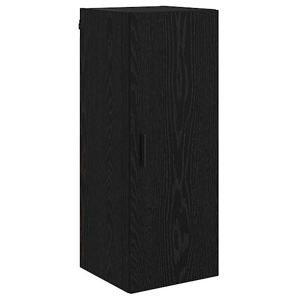 vidaXL Wandschrank Schwarz Eichen-Optik 34,5 x 34 x 90 cm 882612 günstig online kaufen