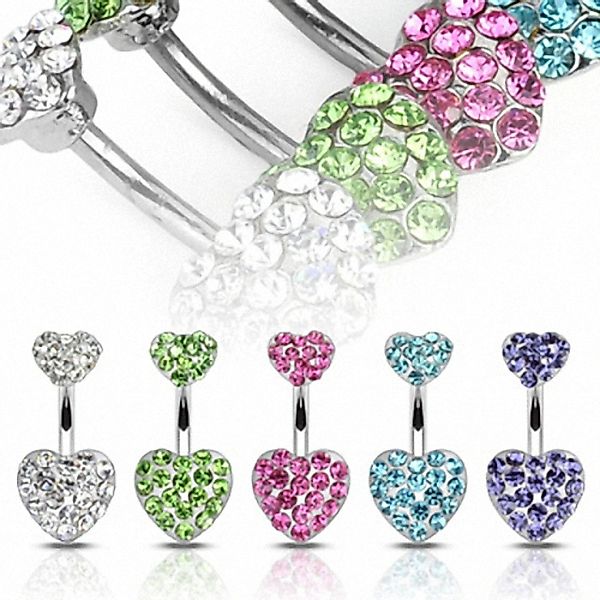 Taffstyle Bauchnabelpiercing Bauch Piercing Chirurgenstahl Kristall günstig online kaufen