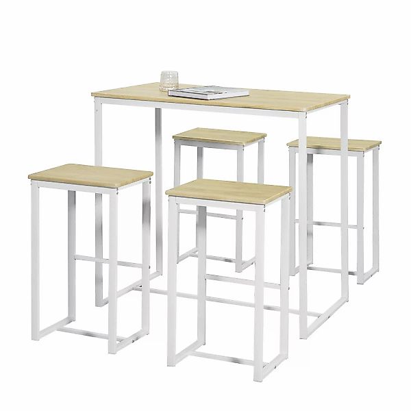 SoBuy Bartisch OGT15, 5-teilig Bartisch mit günstig online kaufen