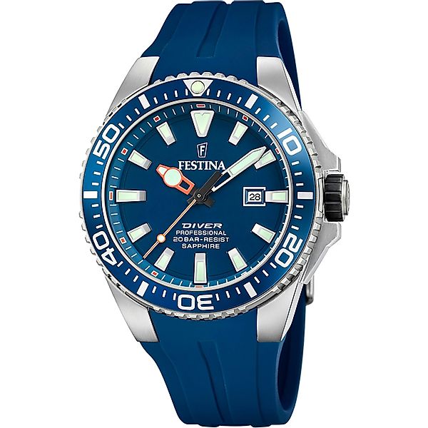 Festina Taucheruhr F20664/1 – Blau, Silikonband, günstig online kaufen