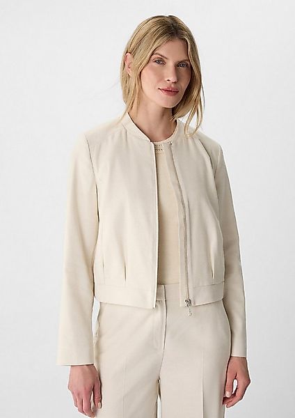 comma Funktionsjacke Indoor-Jacke Leinemix-Jacke im Boxy Fit günstig online kaufen